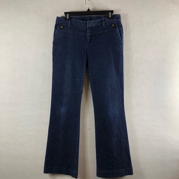 Gap size 6 hip sung fit Jeans wide leg chino style - Picture 6 of 7